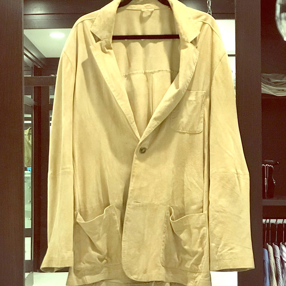 Tommy Bahamas leather shirt